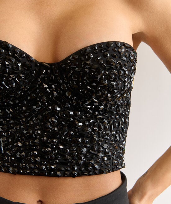 OBSIDIENNE BUSTIER;${refinementColor}